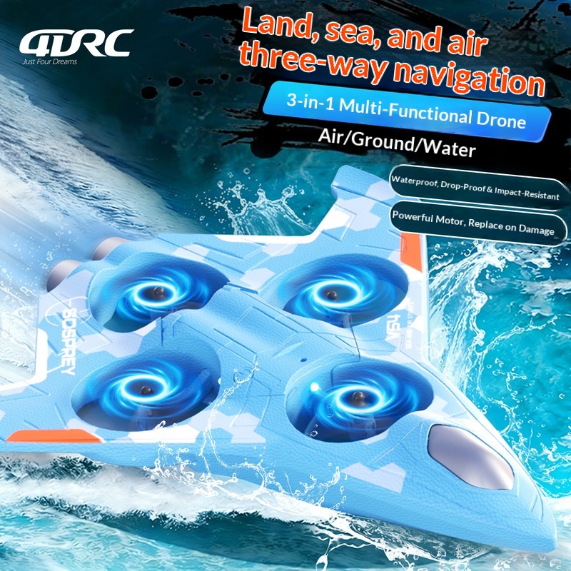 Rc Drone And Flying Car - Sosprey 3 in 1 Drone RC