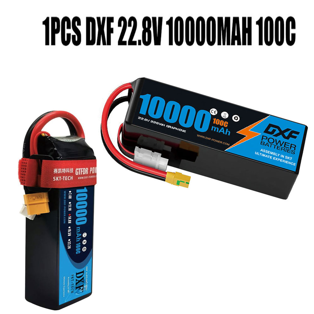 Rc Drift Car Kit - Batteria Lipo DXF 6S 10000mAh 22.2V