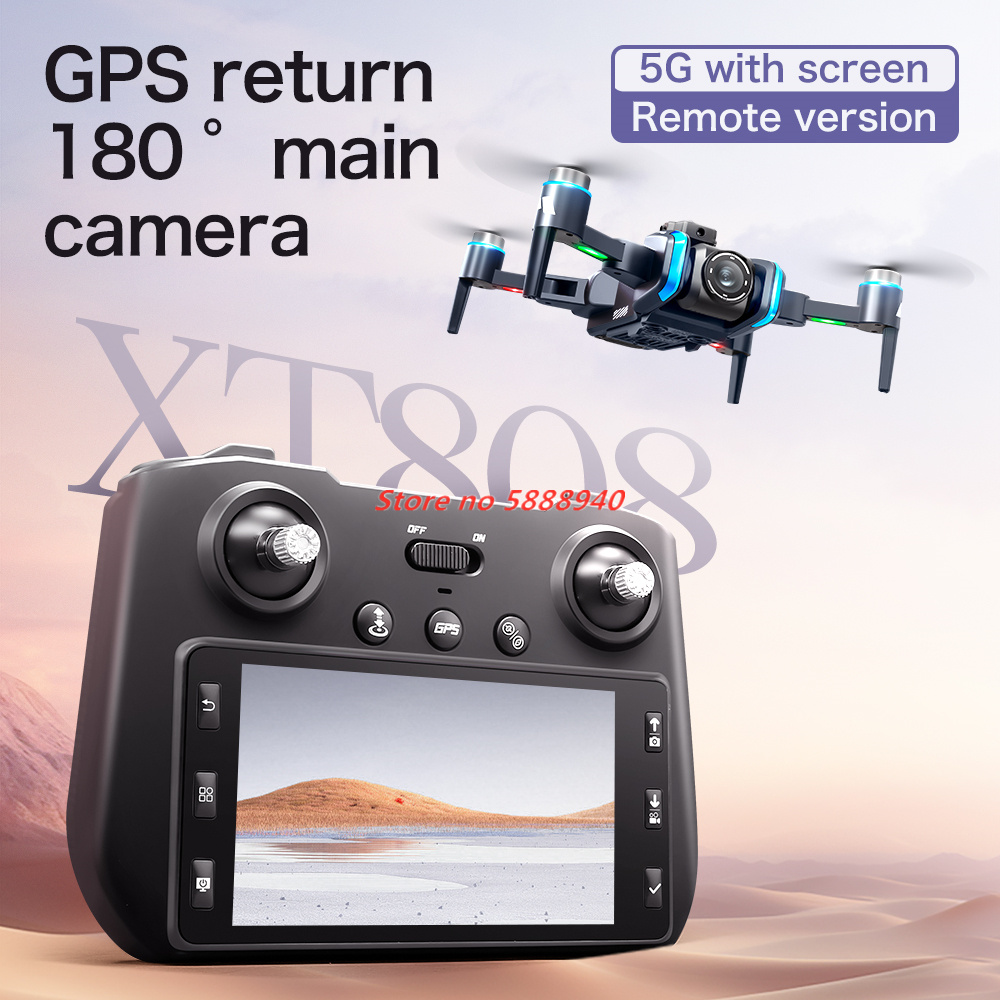 Drone Rc Fpv Manual - Schermo GPS Drone Professionale 8K HD