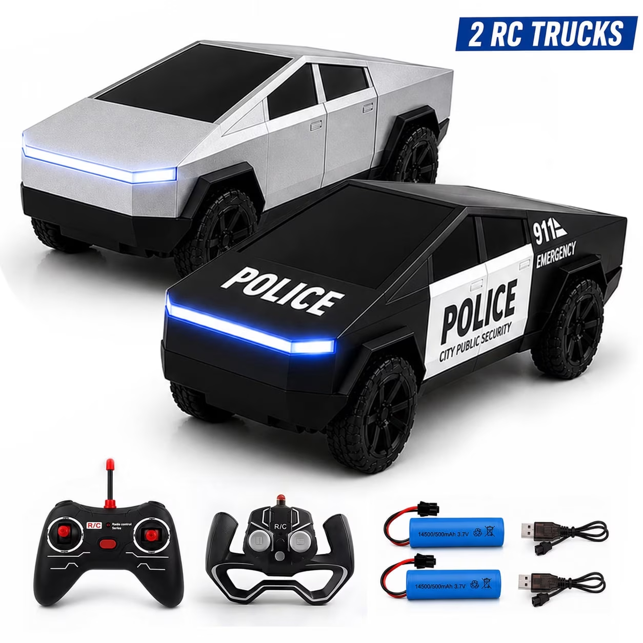 Rc Drift Car Kit - Set di 2 Auto Telecomandate Cyber