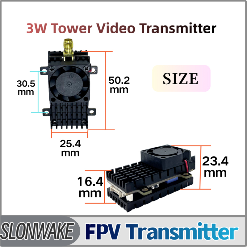 Drone Rc Transmitter And Receiver - SLONWAKE 5.8G 3000mW Simulazione VTX FPV