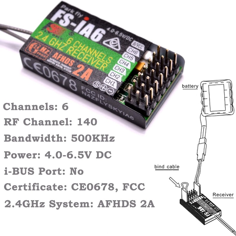 Ricevitore Flysky FS-IA6 6CH d - Drone Rc Battery recensione e prezzo