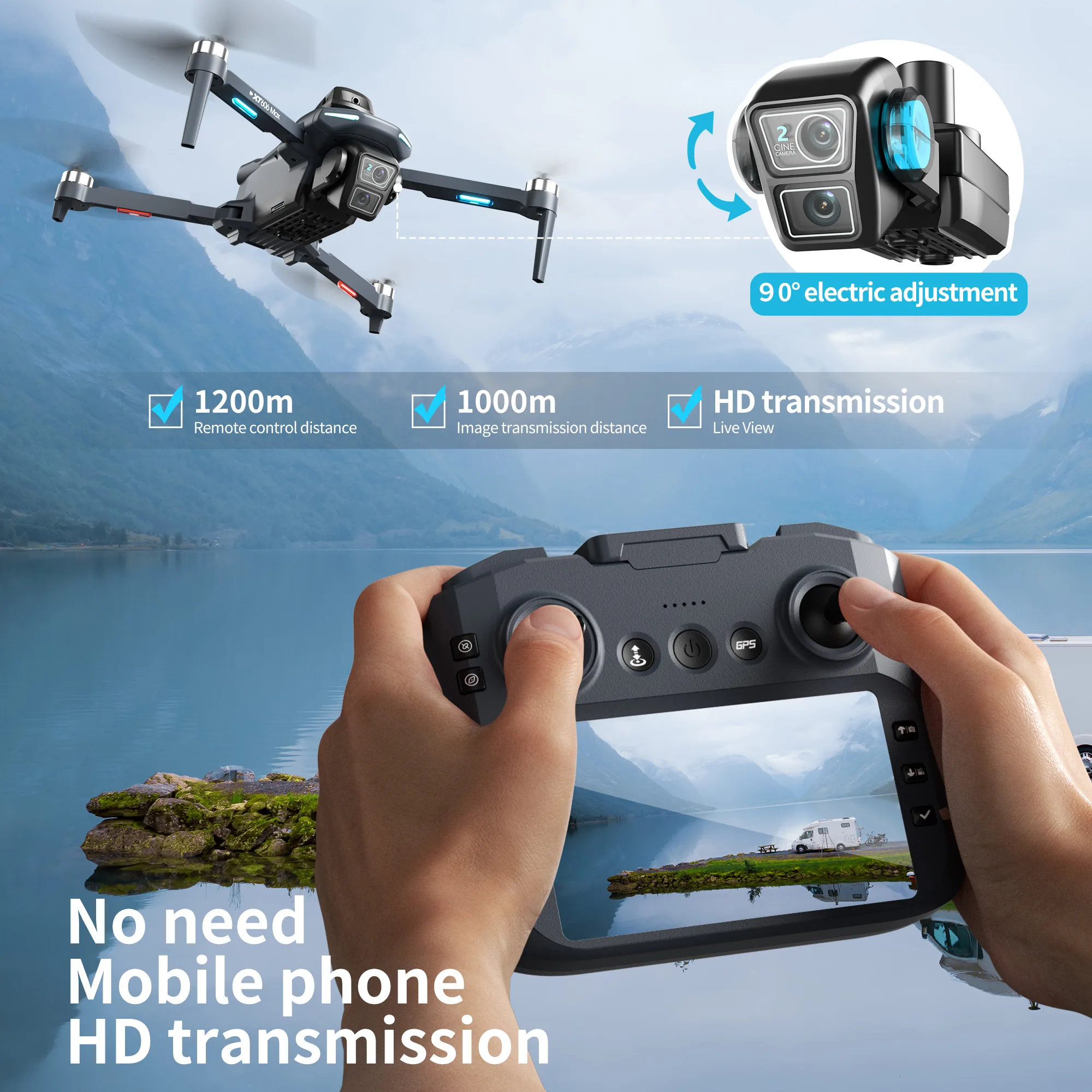 Drone Originale XT606 Professi - Drone Ls Rc recensione e prezzo
