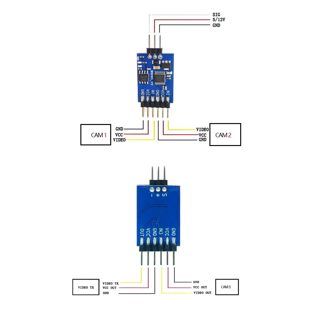 Modulo Switcher Video a 3 Cana - Drone Rc Battery recensione e prezzo
