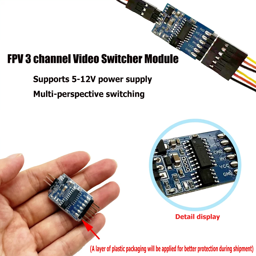 Modulo Switcher Video a 3 Cana - Drone Rc Battery recensione e prezzo
