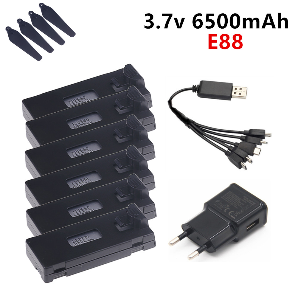 Batteria Lipo 3.7V 6500mAh per - Rc Drone E88 recensione e prezzo