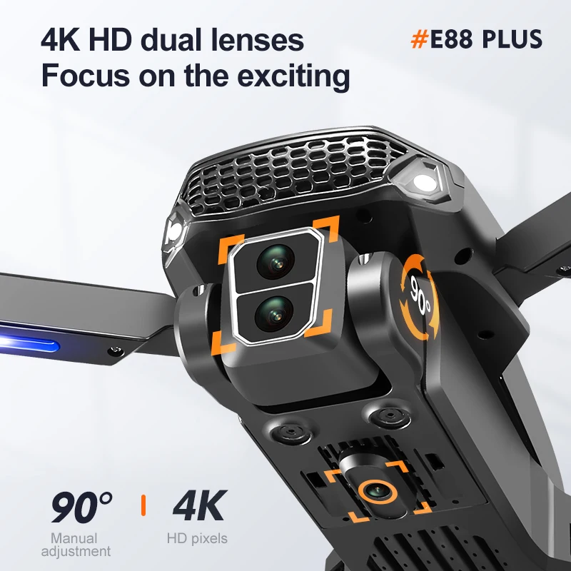 Nuovo drone quadricottero E88  - Rc Drone E88 recensione e prezzo
