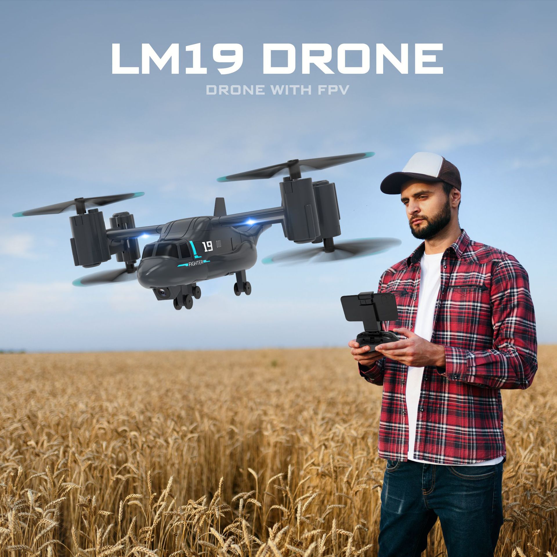Elicottero RC JJRC LM19 con te - Drone Rc Fpv Manual recensione e prezzo