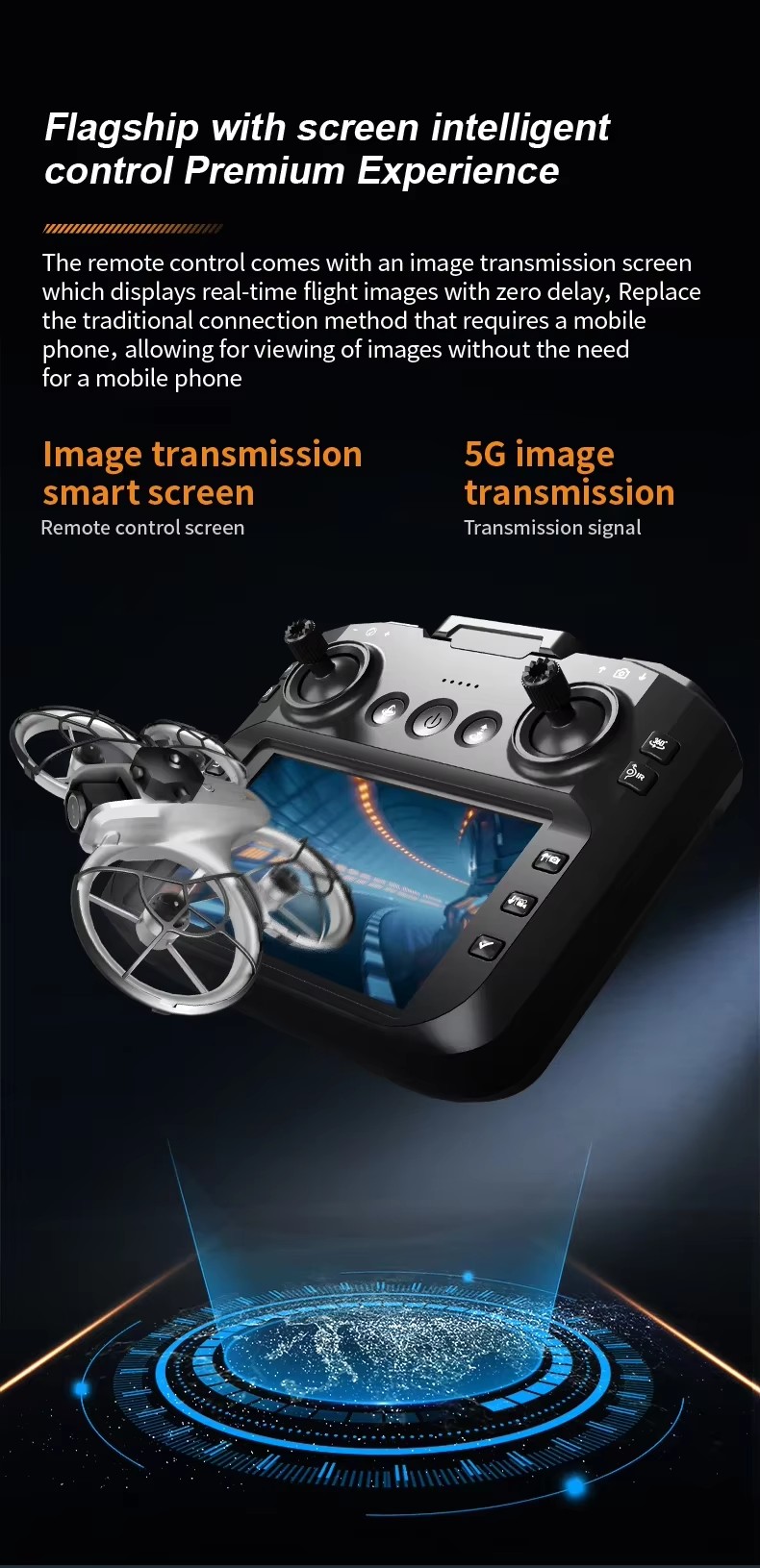 Drone con Schermo Grande da 4, - Esc 4In1 Brushless recensione e prezzo