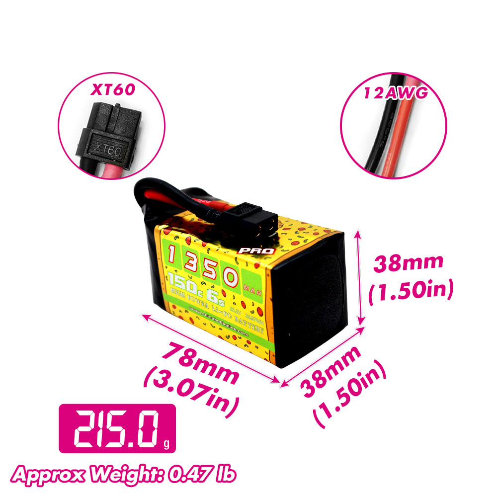 2 Pezzi Batteria Lipo CNHL 6S  - Rc Drift Car Kit recensione e prezzo