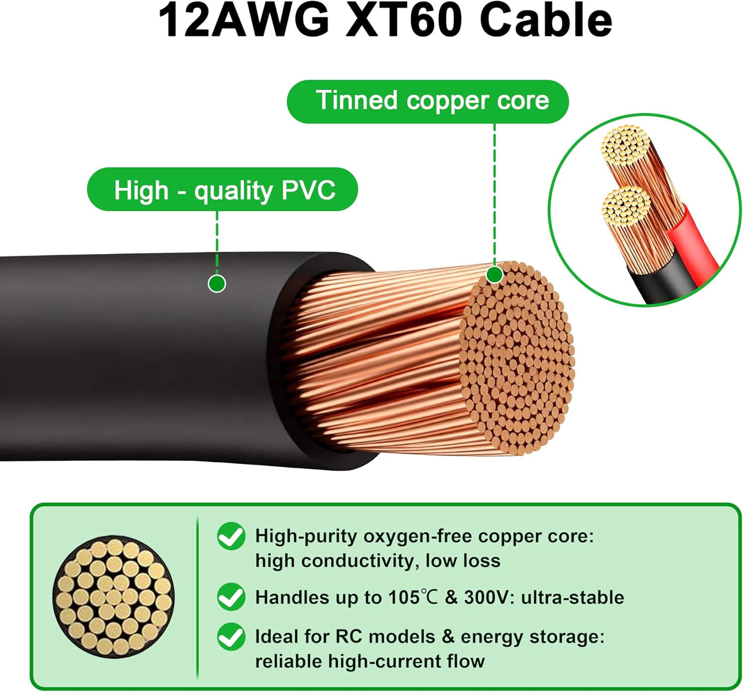 Cavo JMUYTOP 3FT 12AWG XT60 da - Drone Rc Holder recensione e prezzo
