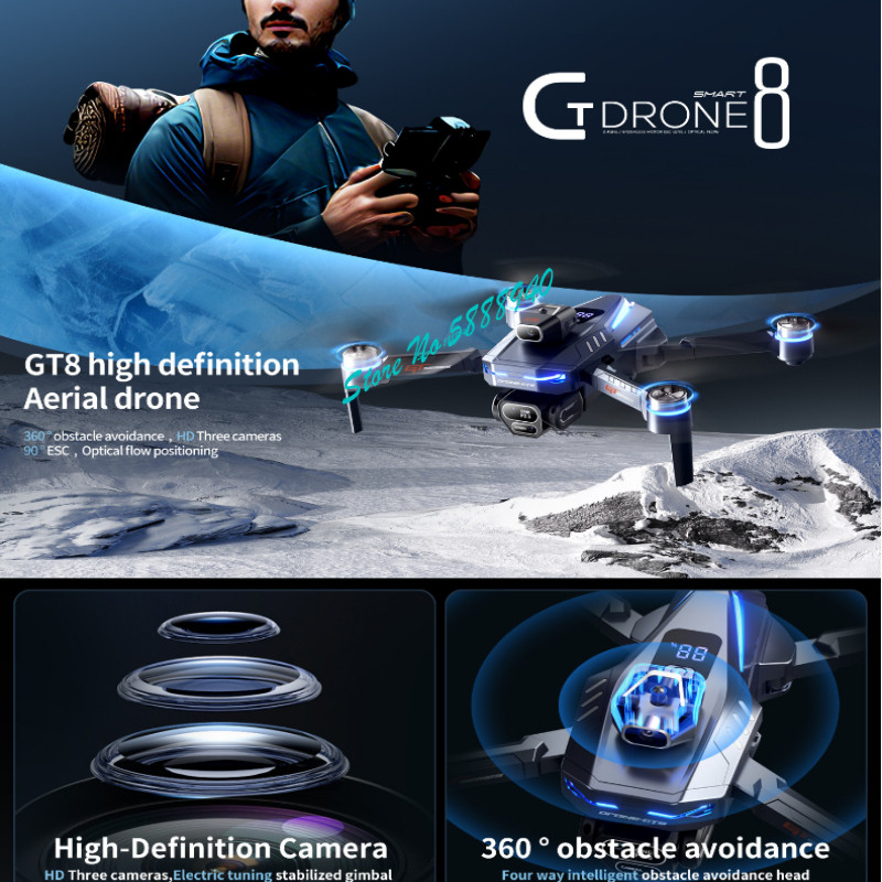 Drone RC Brushless 8K ESC con  - Drone Rc Fpv Manual recensione e prezzo