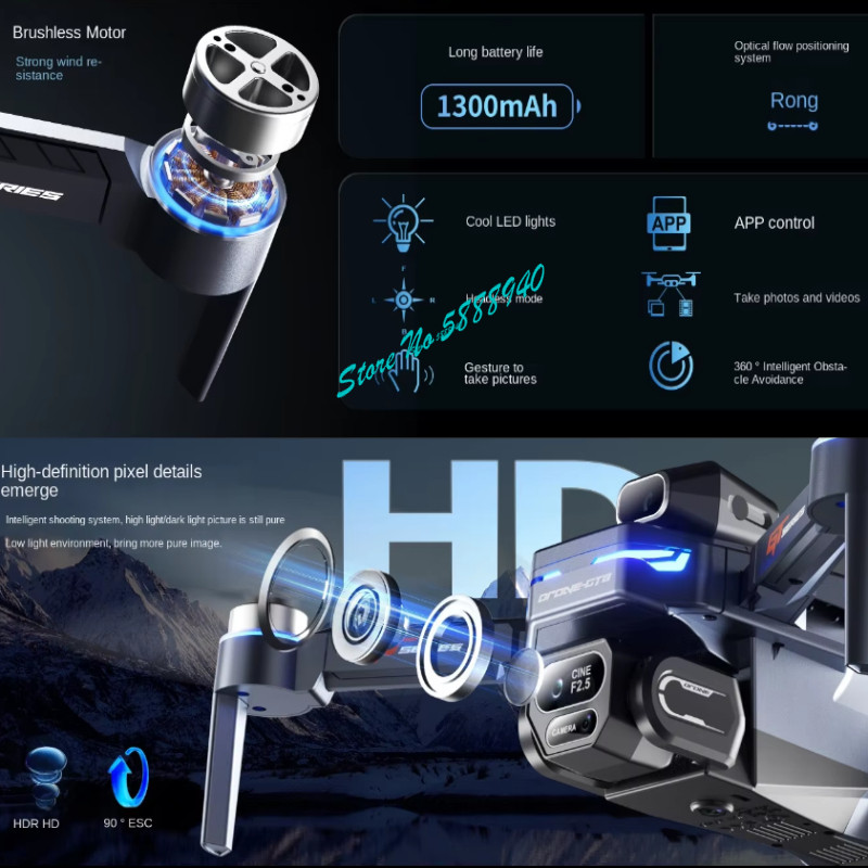 Drone RC Brushless 8K ESC con  - Drone Rc Fpv Manual recensione e prezzo