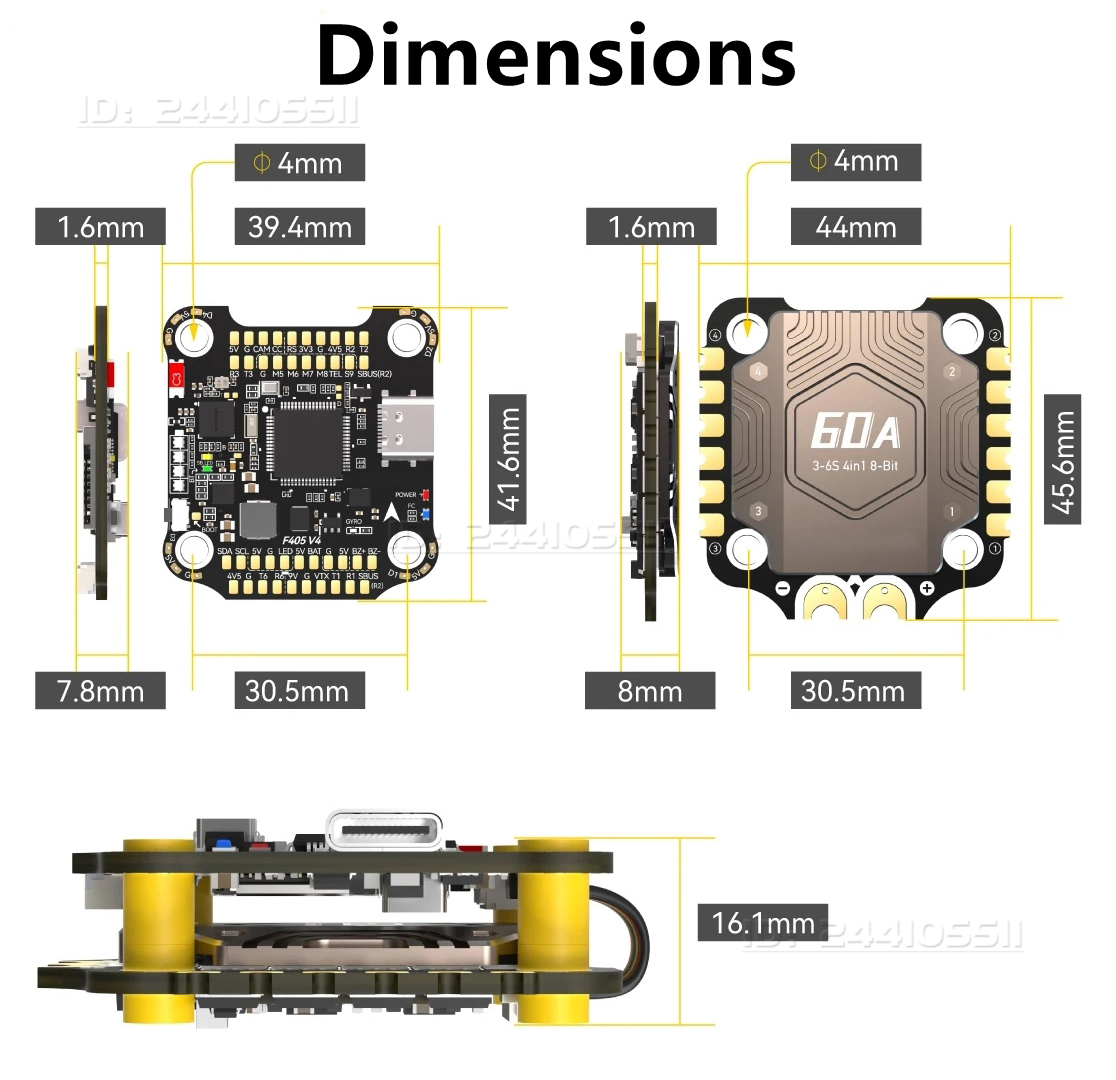 F405 V4 FC Controllore di volo - Drone Rc V4 recensione e prezzo
