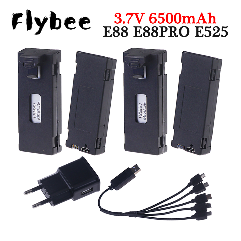 Batteria ricaricabile 3.7V 650 - Rc Drone E88 recensione e prezzo